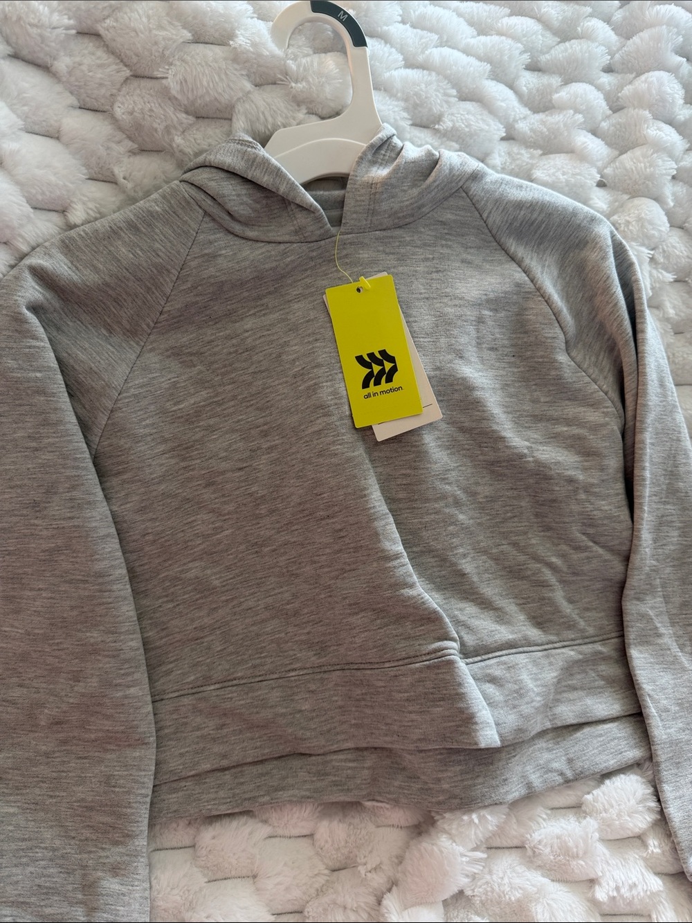 all in motion Gray Kids' Hooded Pullover Sweatshirt